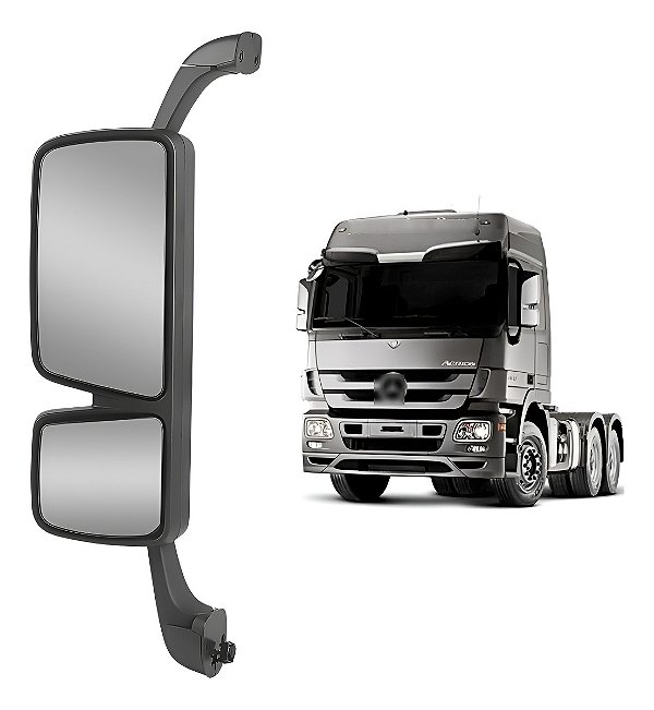 Espelho Retrovisor Mb Actros Até 2015 Convexo Esquerdo Croma