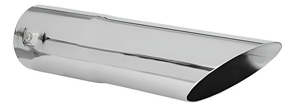Ponteira Escapamento Cromada Reta 5 Polegada X 43cm Caminhão