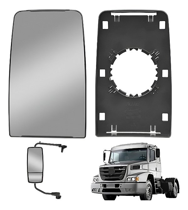 Lente Retrovisor Mb 1634 1938 2638 Ls / Atron 1635 Plano