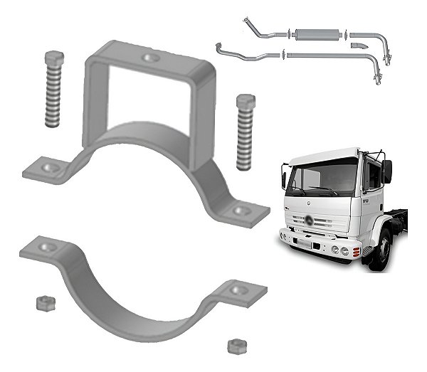 Semi Abraçadeira Escape Cargo 1418 1618 1215 1415 1617 1721