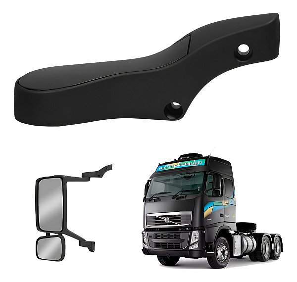 Braço Suporte Retrovisor Maior Volvo Fh Fm 2010 A 2021 Le