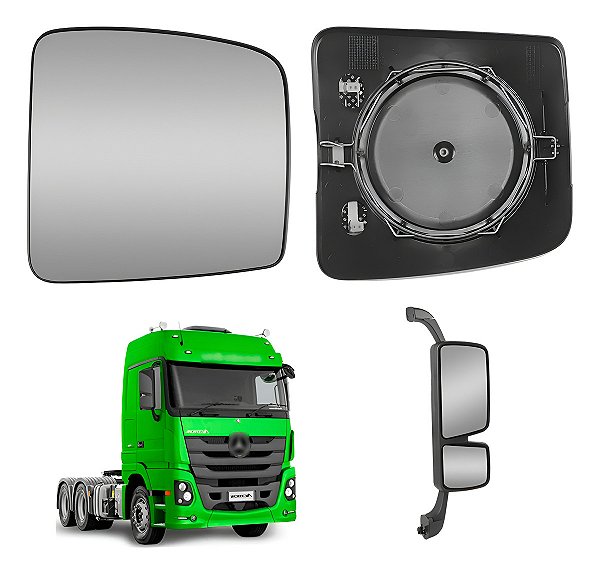 Lente Vidro Espelho Retrovisor Menor Mb Actros Convexo Ld
