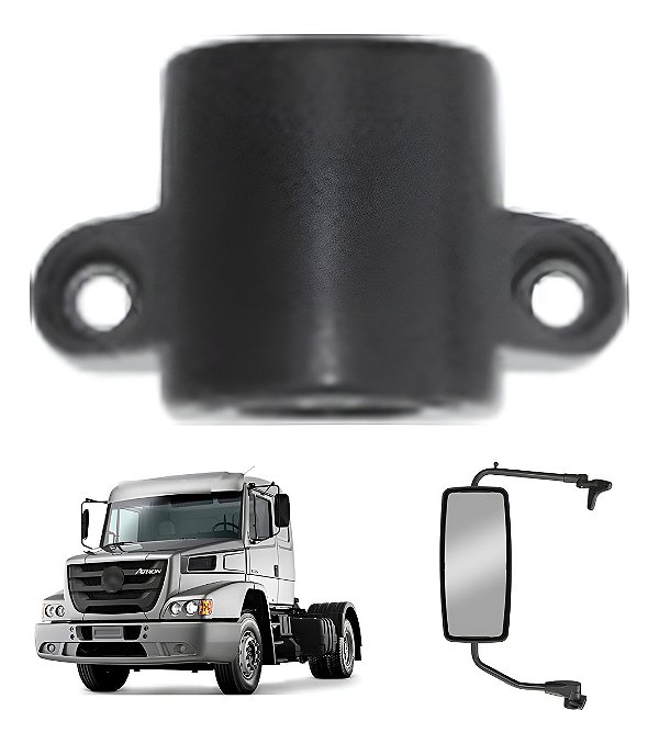 Base Inferior Retrovisor Mb 1634/1938/2638 Ls / Atron 1635