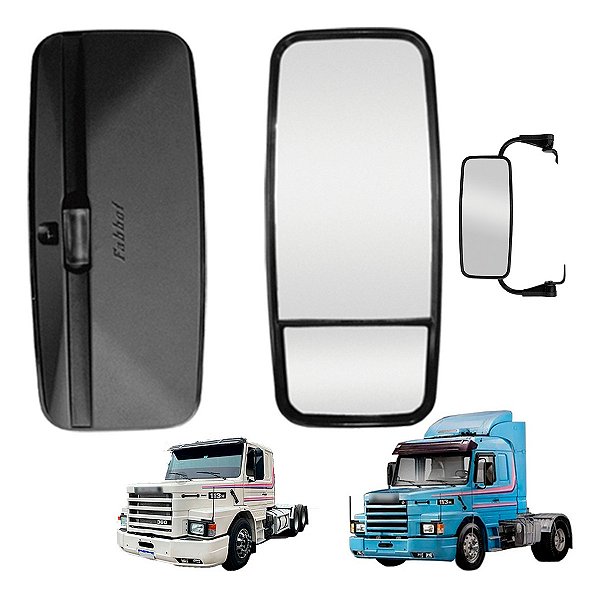 Retrovisor Scania T/r 112/113/142/143 Bifocal Convexo Esquer