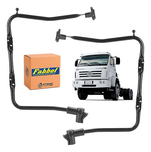Par Braço Suporte Retrovisor Vw Worker 2000 A 2009