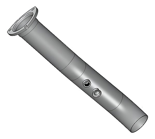 Tubo Cano Escape Vw Constelation 17280 24280 2012 Em Diant