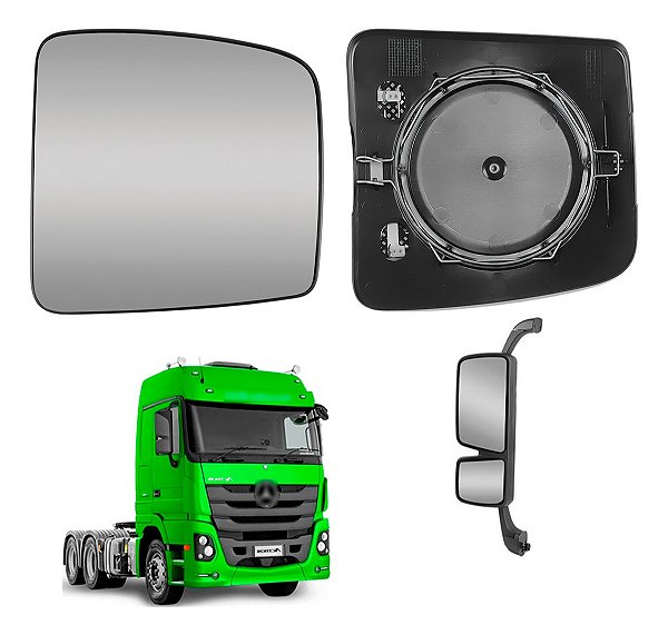 Lente Vidro Retrovisor Menor Mb Actros Convexo Desembaç Le