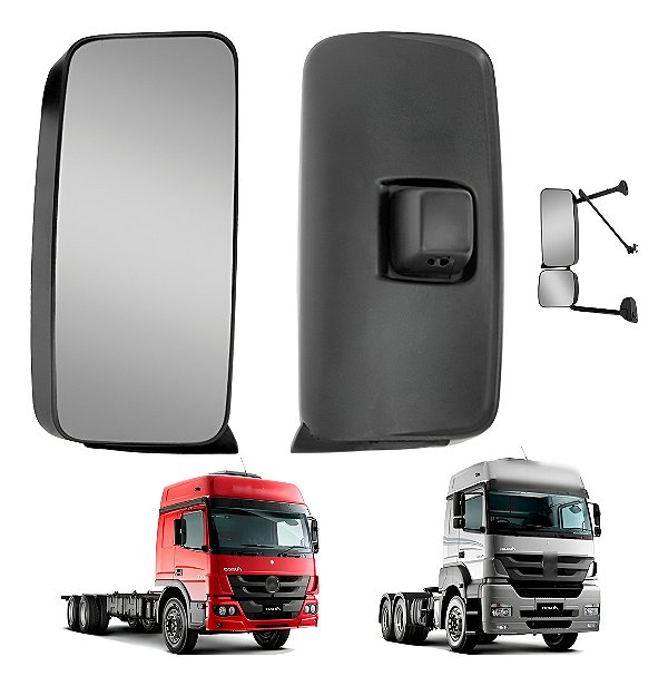 Retrovisor Elétrico Mb Axor/ Atego 2014/2021 Desembaçador Le