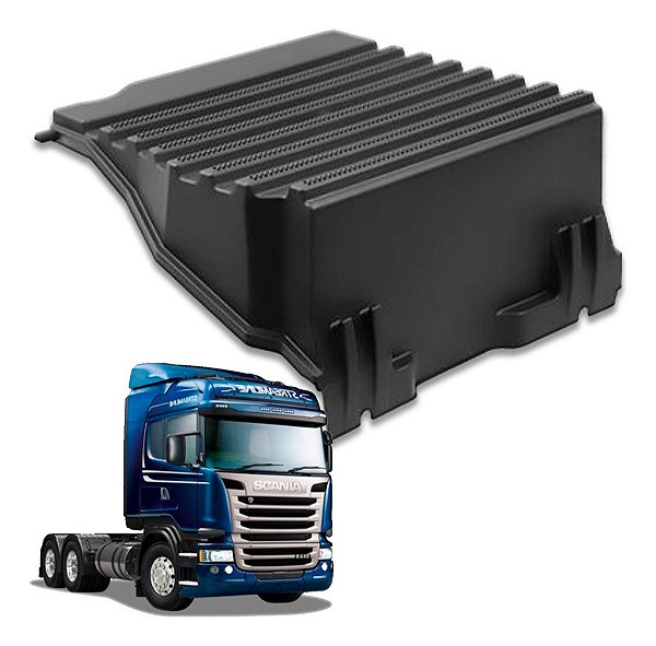 Tampa Capa Caixa Bateria Scania S4 P/g/r Highline Até 2015