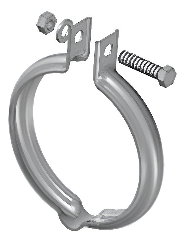 Abraçadeira Inox 4,5p Cano Escapamento Mb 1938s 1944s Euro3