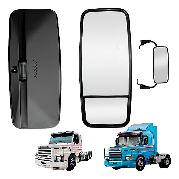 Retrovisor Sc T/r 112/113/142/143 Bifocal Convexo Desemb Ld