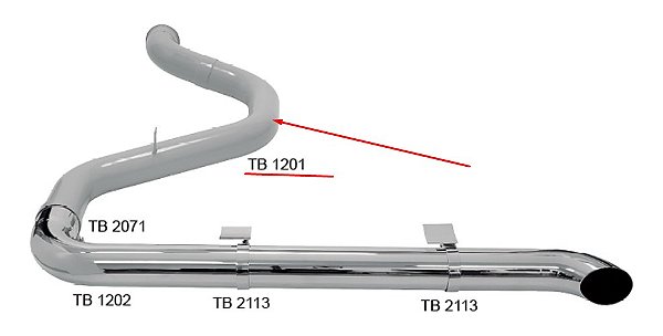 Adaptador Tubo Cromado Tanque Redondo Daf Xf Esquerdo