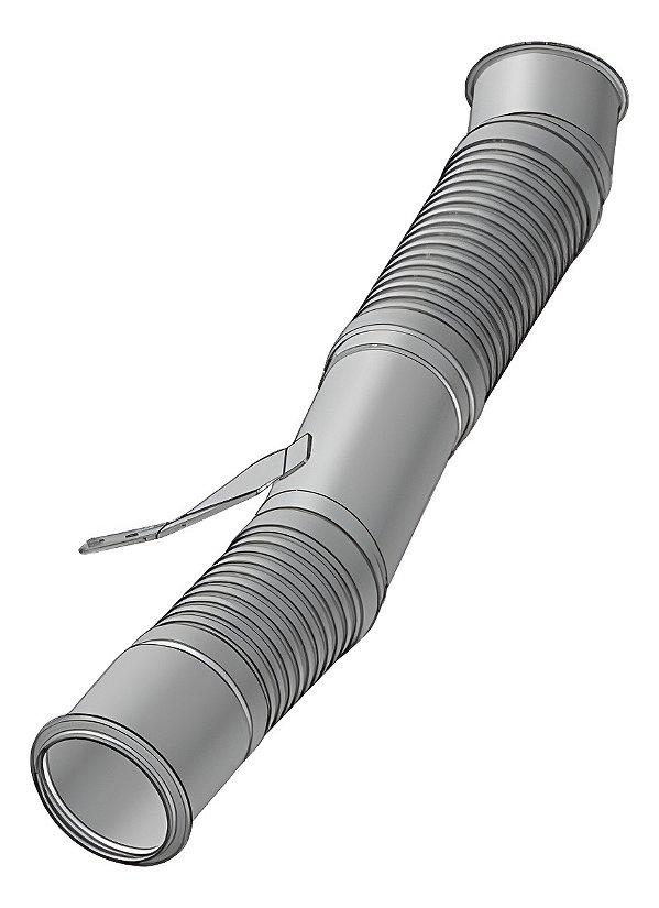 Tubo Cano Flexível Inox Escapamento Scani P/g/r/s Ntg Euro5