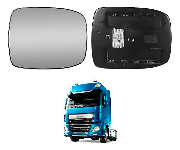 Lente Vidro Espelho Retrovisor Menor Daf Cf/xf Desembaçadr