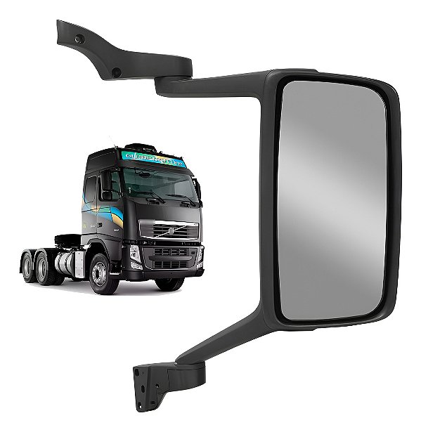 Conj Espelho Retrovisor Volvo Fh Fm 2010 A 2021 Lado Direito