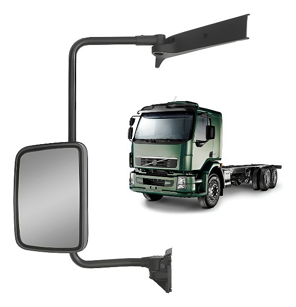 Espelho Retrovisor Completo Volvo Vm 2006 Em Diante Esquerdo