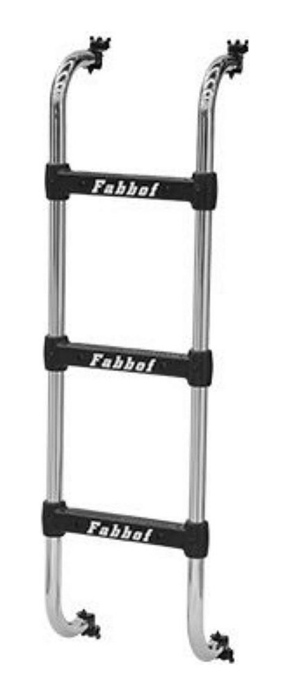 Escada 7 Degraus  Stralis Hi-way Cabine Alta 2260mm Cromada