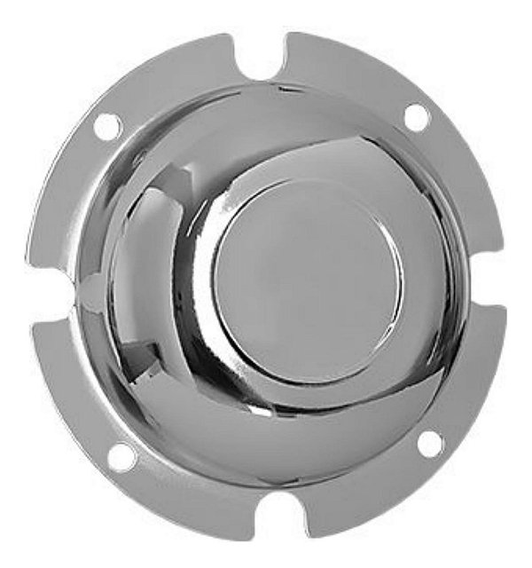 Par Tampa Cubo De Roda Metal Cromada Dianteira Mb Axor/atego