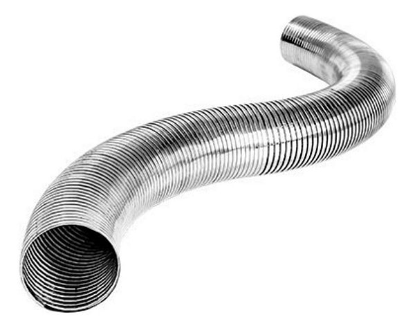 Flexível Escapamento Caminhão Galvanizado 3,5 Polegad 100cm
