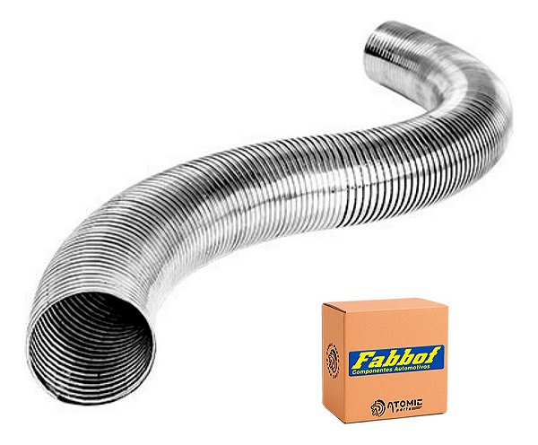 Flexível Escapamento Caminhão Galvanizado 4 Polegad 100cm