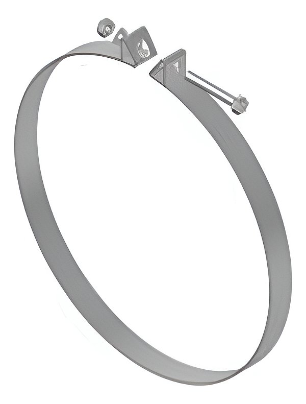 Cinta Chapa Proteção Silencioso Escape Scania T/r 112/142 Hw