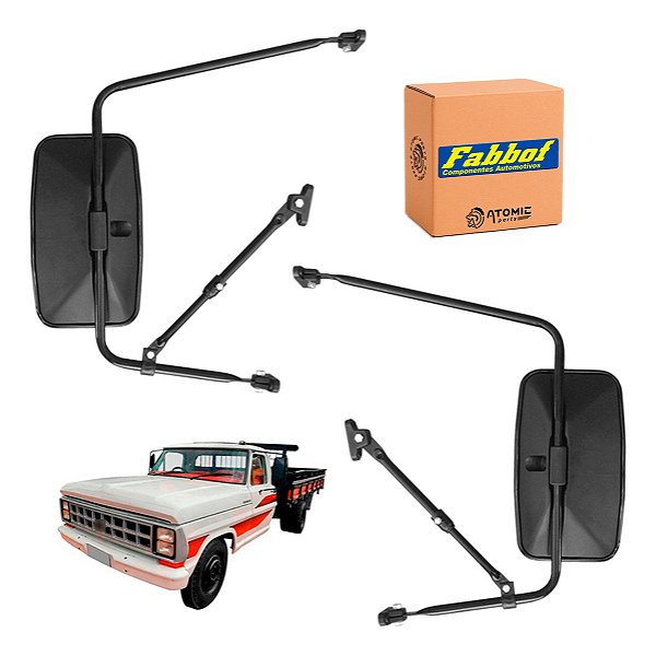 Espelho Retrovisor Completo Ford F-4000 Até 1998