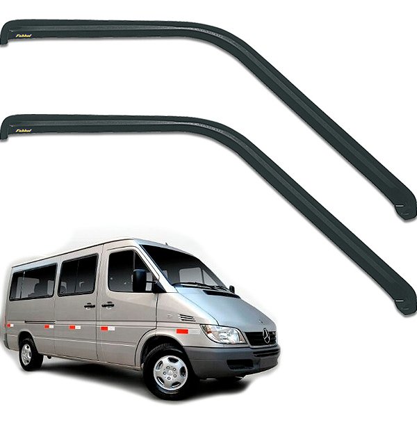 Par Calha De Chuva Mercedes Benz Sprinter Inteira Até 2011