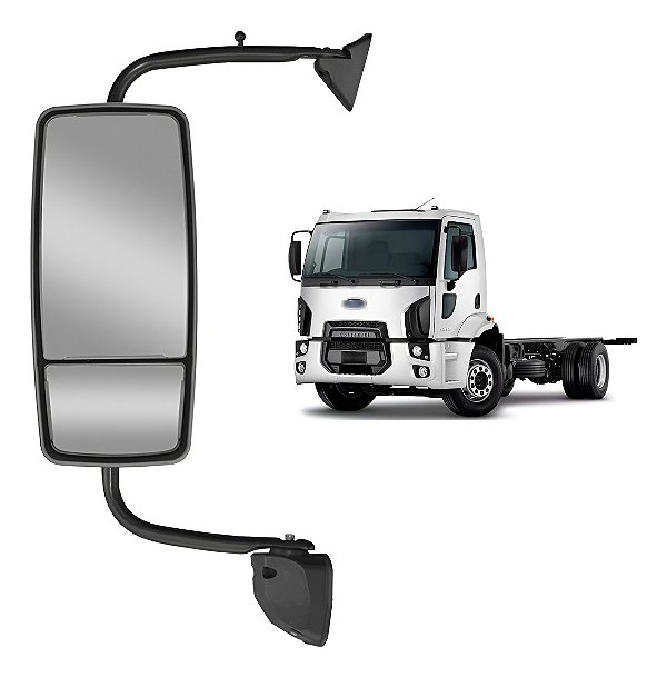 Espelho Retrovisor Ford Cargo Euro 3 Bifocal Convexo Esquerd