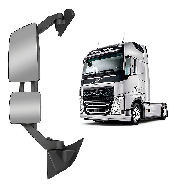 Espelho Retrovisor Volvo Fh 2015 Até 2022 Desemb E Elétrica