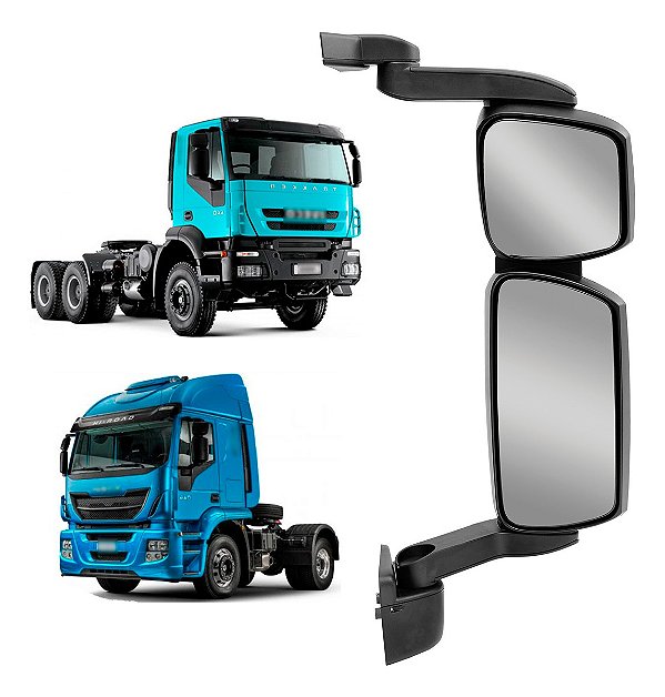 Retrovisor Ivec Stralis/ Trakker/ Hiroad C/ Desembaçador Ld