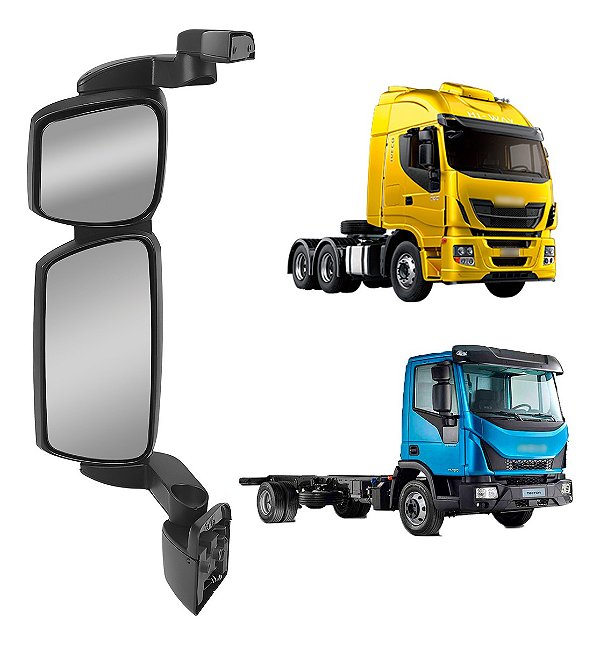 Espelho Retrovisor Ivec Hi-way/tector 9.190 11.190 Esquerdo