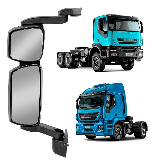 Retrovisor Ivec Stralis/ Trakker/ Hiroad C/ Desembaçador Le