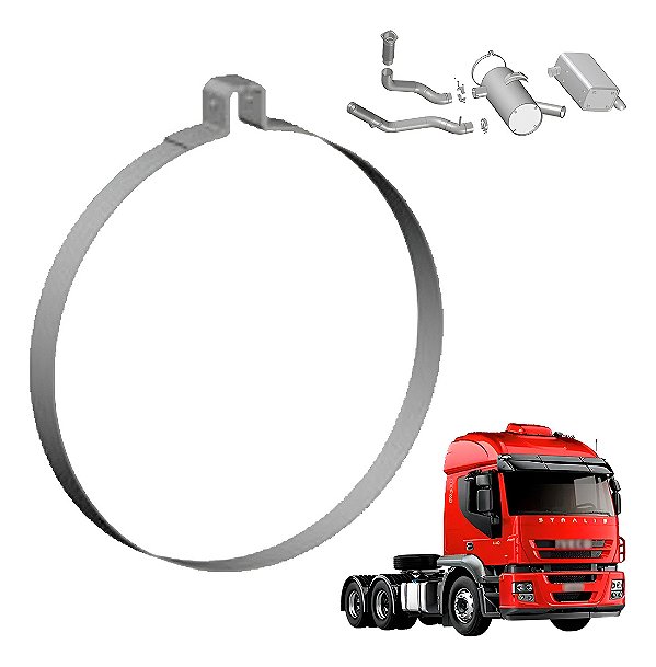 Cinta Catalisador Escape Iveco Eurotech / Stralis  Até 2011