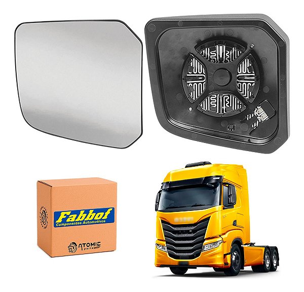Lente Retrovisor Auxiliar Iveco S-way 2023/2025 Esquerdo