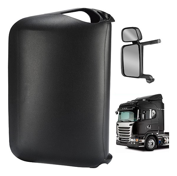Capa Espelho Retrovisor Menor Scania Serie 4 Esquerdo