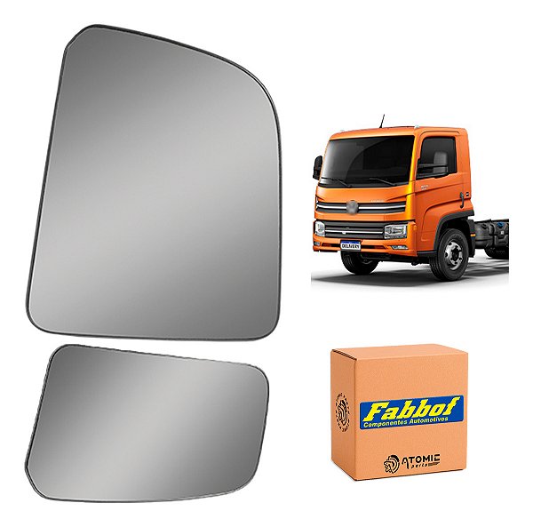 Kit Lentes Retrovisor Vw Delivery 2018 A 2022 Euro 5 Convexo