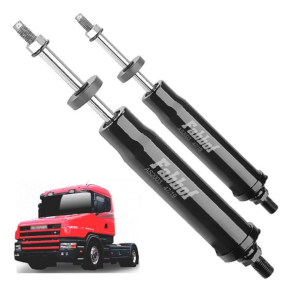 Par Amortecedor Suspensão Cabine Scani Serie 4 T Traseira