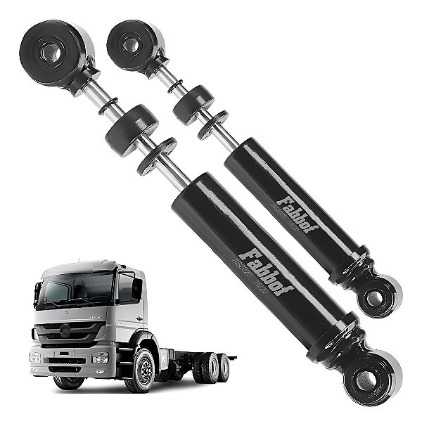 Par Amortecedor Suspensão Cabine Mercedes Benz Axor Dianteir