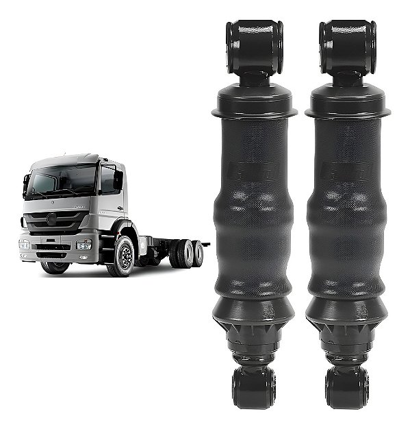 Par Amortecedor Mola Pneumática Mercedes Benz Axor Dianteiro