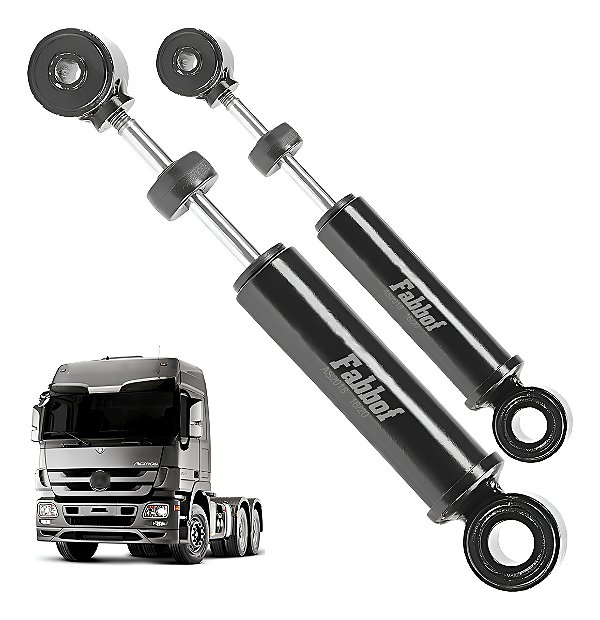 Par Amortecedor Suspensão Cabine Mercedes Benz Actros Diant