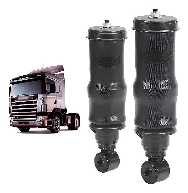 Par Amortecedor Cabine Scania G/r S5 2008 A 2011 Traseira