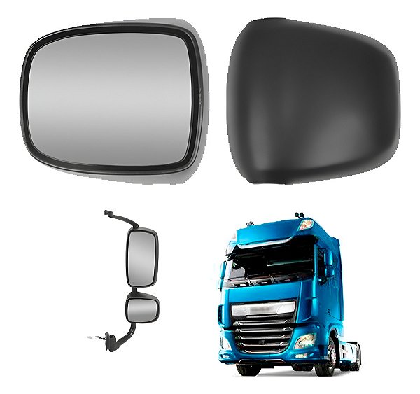 Retrovisor Elétrico Auxiliar Daf Xf 2020 A 2023 Desemb Ld