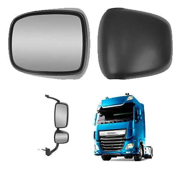 Retrovisor Menor Daf Xf 2020 A 2023 Cf Até 2019 Eletrico