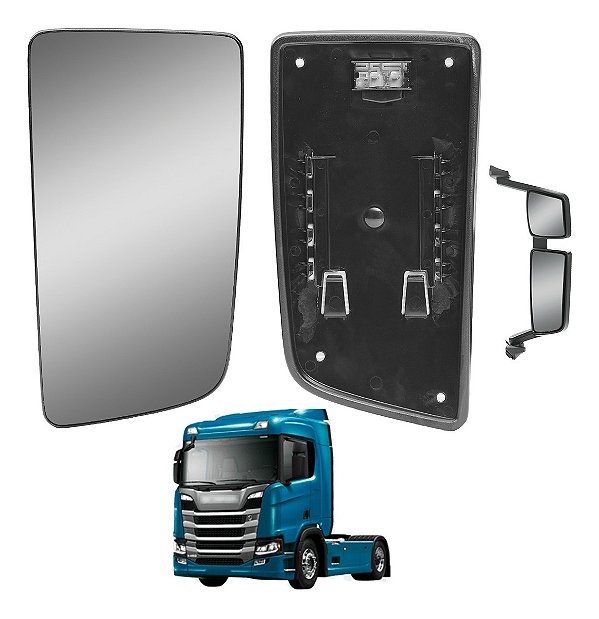 Lente Espelho Retrovisor Inferior Scani P/g/r/s Ntg Direito