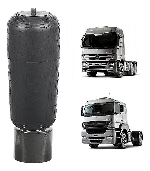 Kit Mola Pneumática Suspensao Eixo Mercedes Benz Axor/actros