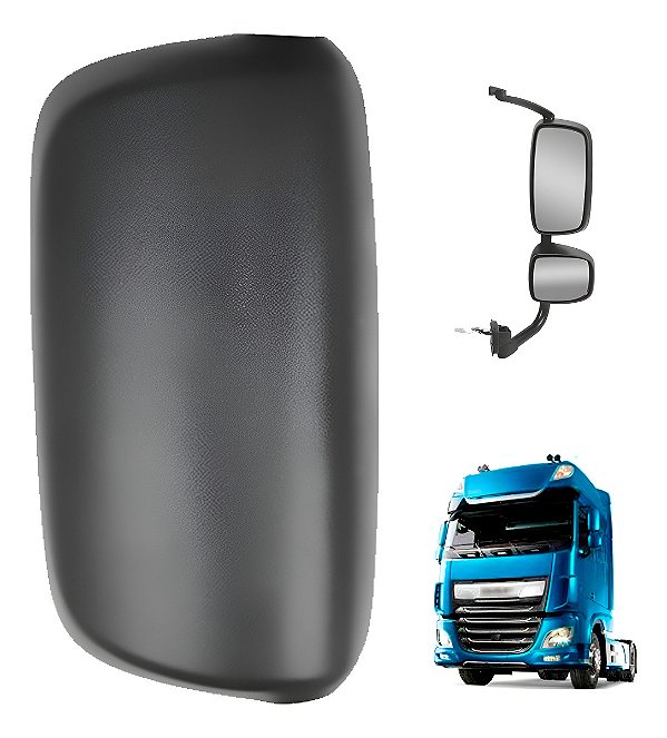 Capa Espelho Retrovisor Daf Xf 2020 A 2023 Cf Até 2019 Ld/le