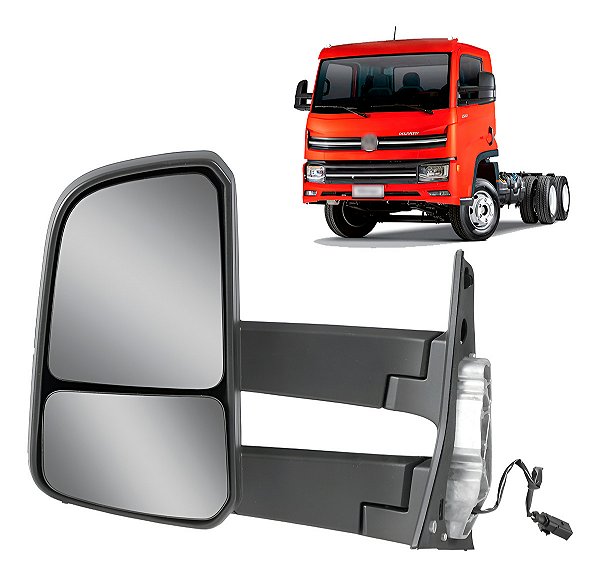 Espelho Retrovisor Vw Delivery 2018 A 2023 Elétrico Esquerdo