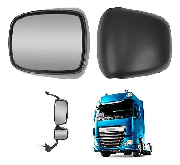 Retrovisor Auxiliar Daf Xf 2020 A 2023 Cf Até 2019 C/ Desemb