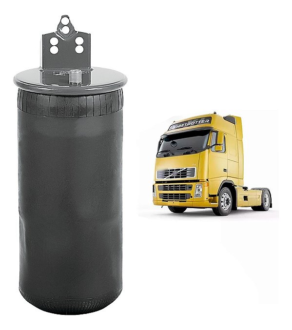 Mola Pneumática Suspensão Eixo Sem Base Volvo Fh 2004 A 2014