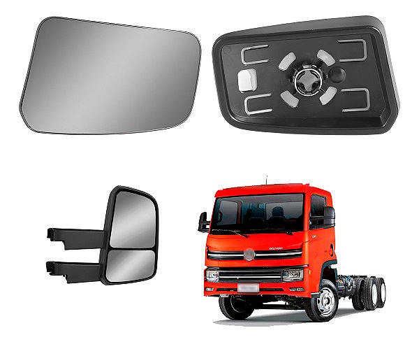 Lente Espelho Retrovisor Manor Vw Delivery 2018/2022 Direito